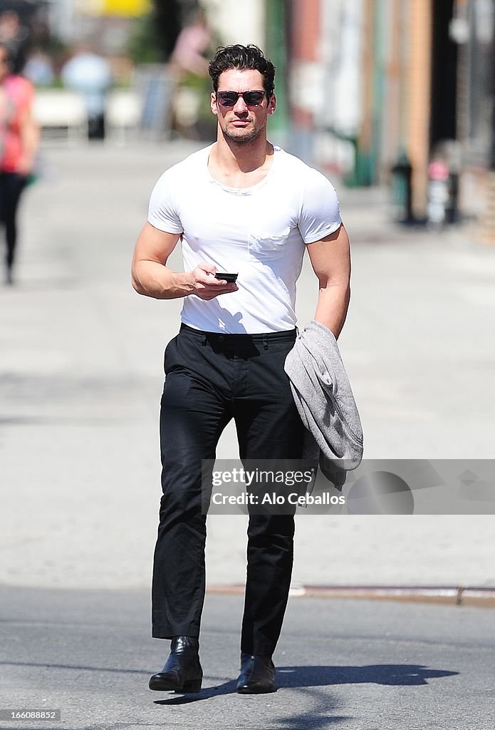 Celebrity Sightings In New York City - April 8, 2013