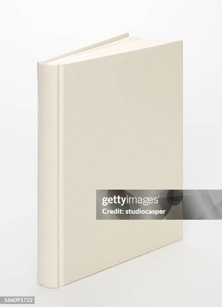 blank book - blank book cover stockfoto's en -beelden