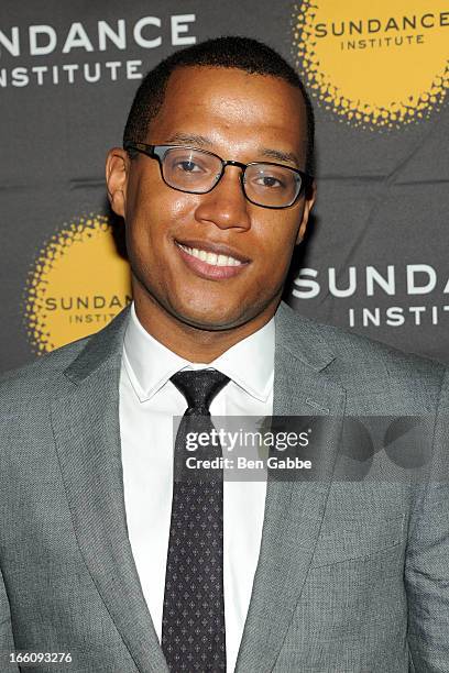 Branden Jacobs-Jenkins attends the 2013 Sundance Institute Theatre Program Benefit at Stephen Weiss Studio on April 8, 2013 in New York City.