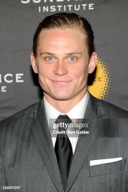 Billy Magnussen attends the 2013 Sundance Institute Theatre Program Benefit at Stephen Weiss Studio on April 8, 2013 in New York City.