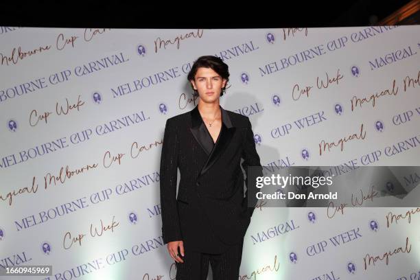 Count Nikolai of Monzepat attends the 2023 Melbourne Cup Carnival Showcase on September 05, 2023 in Sydney, Australia.