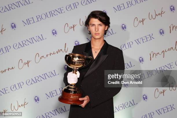 Count Nikolai of Monzepat attends the 2023 Melbourne Cup Carnival Showcase on September 05, 2023 in Sydney, Australia.