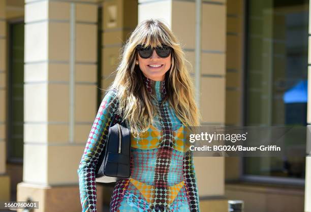 Heidi Klum is seen on September 12, 2023 in Pasadena, California.