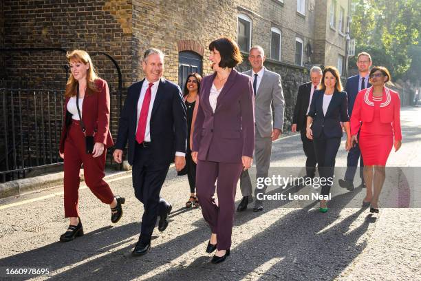 Angela Rayner, Shadow Deputy Prime Minister, Sir Keir Starmer, Labour Leader, Shabana Mahmood, Shadow Secretary of State for Justice, Rachel Reeves,...