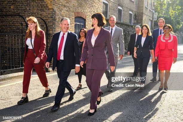 Angela Rayner, Shadow Deputy Prime Minister, Sir Keir Starmer, Labour Leader, Shabana Mahmood, Shadow Secretary of State for Justice, Rachel Reeves,...