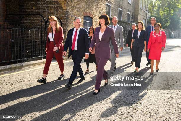 Angela Rayner, Shadow Deputy Prime Minister, Sir Keir Starmer, Labour Leader, Shabana Mahmood, Shadow Secretary of State for Justice, Rachel Reeves,...