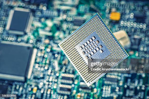 cihip over circuit board - resistor stock pictures, royalty-free photos & images
