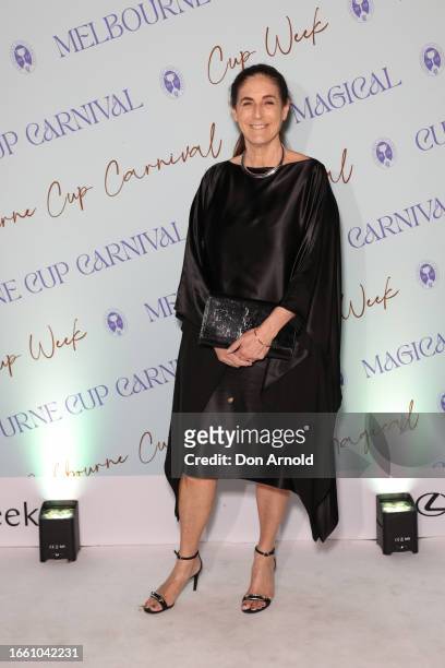 Jackie Frank attends the 2023 Melbourne Cup Carnival Showcase on September 05, 2023 in Sydney, Australia.