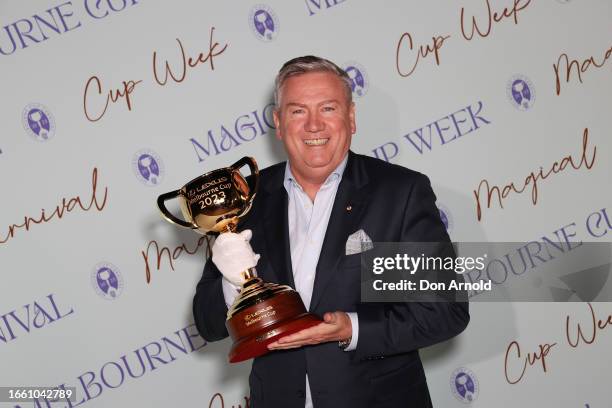 Eddie McGuire attends the 2023 Melbourne Cup Carnival Showcase on September 05, 2023 in Sydney, Australia.