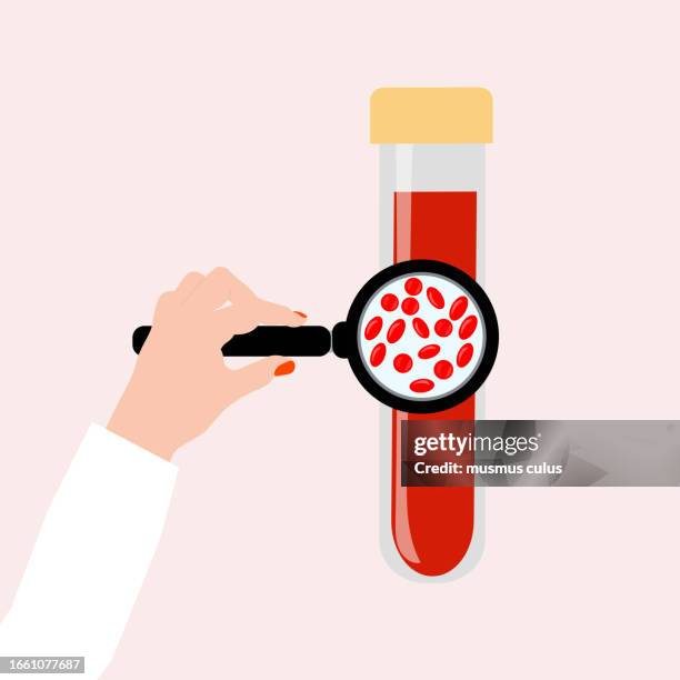 blood laboratory - blood stock illustrations