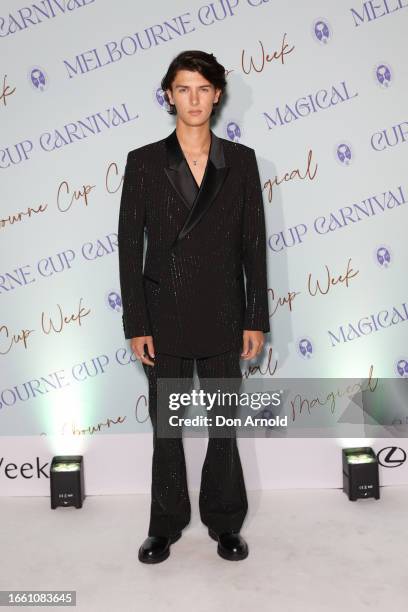 Count Nikolai of Monzepat attends the 2023 Melbourne Cup Carnival Showcase on September 05, 2023 in Sydney, Australia.