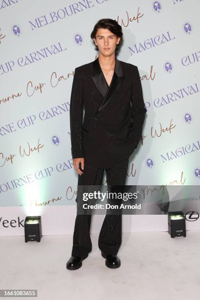 Count Nikolai of Monzepat attends the 2023 Melbourne Cup Carnival Showcase on September 05, 2023 in Sydney, Australia.