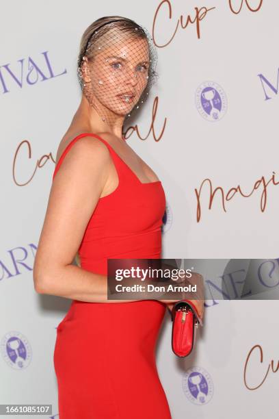 Tegan Martin attends the 2023 Melbourne Cup Carnival Showcase on September 05, 2023 in Sydney, Australia.