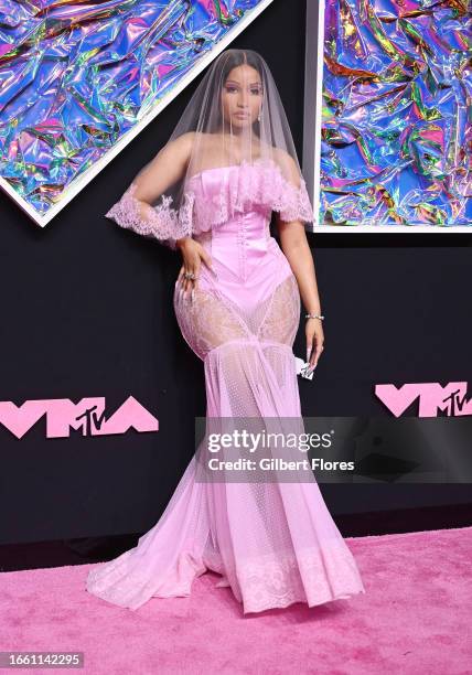 Nicki Minaj at the 2023 MTV Video Music Awards held at Prudential Center on September 12, 2023 in Newark, New Jersey.