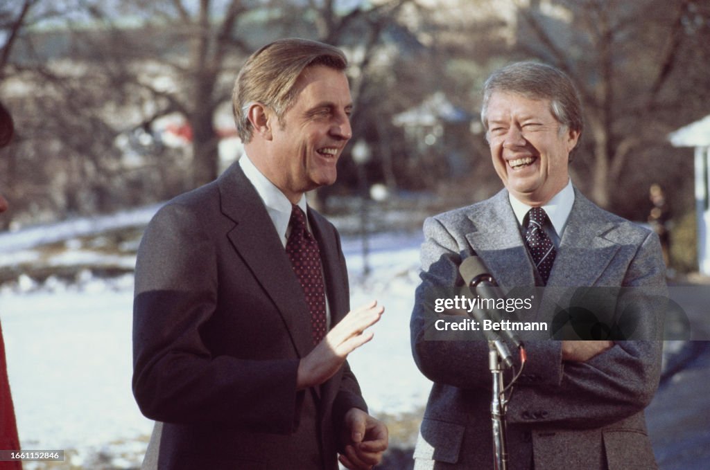 Walter Mondale And Jimmy Carter