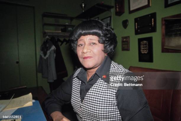 Lucille Rose , New York City's first female deputy mayor, New York, January 14th 1977.