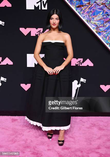 Charli D'Amelio at the 2023 MTV Video Music Awards held at Prudential Center on September 12, 2023 in Newark, New Jersey.