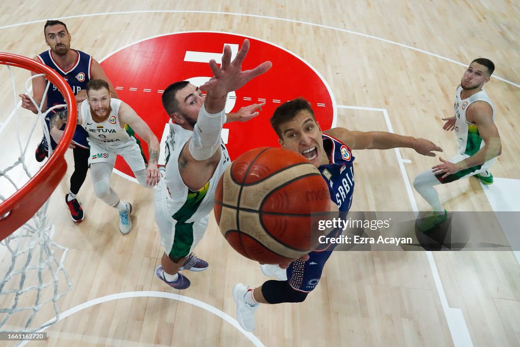 Lithuania v Serbia: Quarter Final - FIBA Basketball World Cup