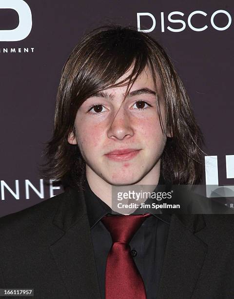 Actor Jonah Bobo attends "Disconnect" New York Special Screening at SVA Theater on April 8, 2013 in New York City.