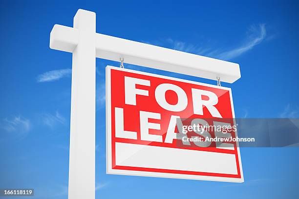 for lease sign - for lease sign stock pictures, royalty-free photos & images