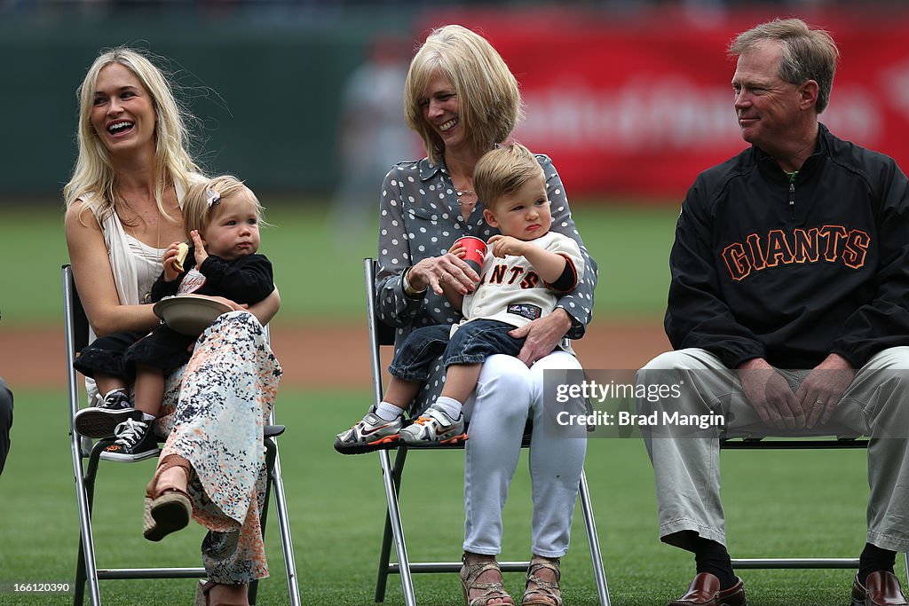 Buster Posey's wife Kristin Posey, mom Traci Posey, and dad Demp