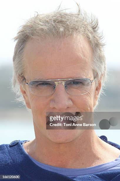 Christophe Lambert attends 'La Source' Photocall on the Croisette during the 50th MIPTV on April 8, 2013 in Cannes, France.