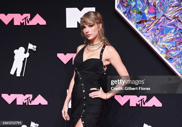 Taylor Swift at the 2023 MTV Video Music Awards held at Prudential Center on September 12, 2023 in Newark, New Jersey.