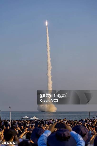 Rocket, designed by Beijing-based private space launch enterprise Galactic Energy, carrying four satellites. Which will be used to collect data,...
