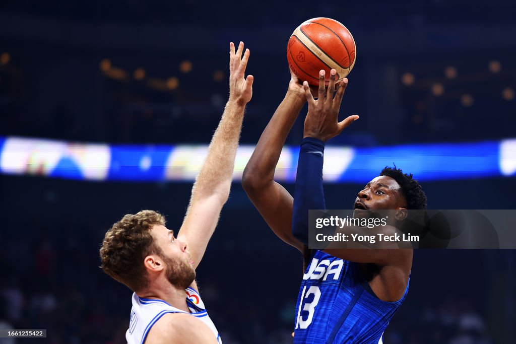 Italy v USA: Quarter Final - FIBA Basketball World Cup