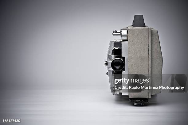 old super 8 film projector - film projector stock pictures, royalty-free photos & images