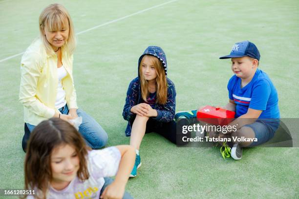 Boy Lesson Spring First Aid 515 Kids First Aid Kit Stock Photos, High-Res Pictures, and Images ...