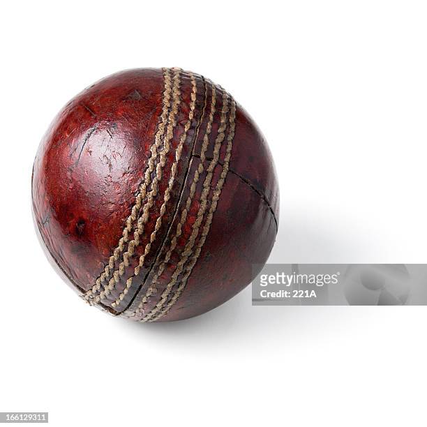 vintage cricket ball - cricket ball stock pictures, royalty-free photos & images