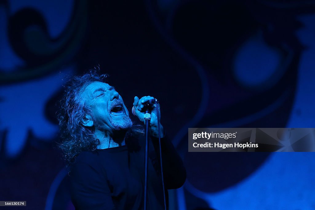 Robert Plant Performs Live In Wellington