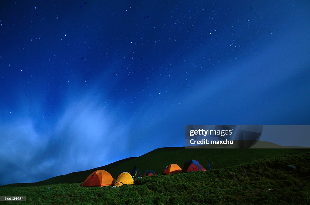 Camping with stars