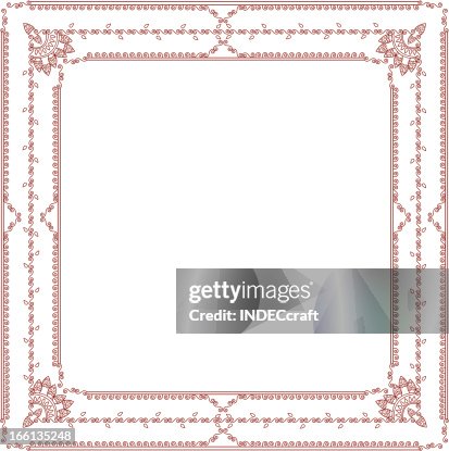 Henna frame Henna frame