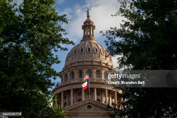 The exterior of the Texas State Capitol is seen on September 05, 2023 in Austin, Texas. Former Texas Attorney General Ken Paxton's Senate impeachment...