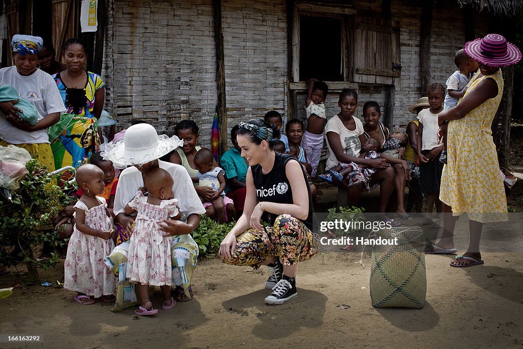 Katy Perry Visits Madagascar In Support Of UNICEF