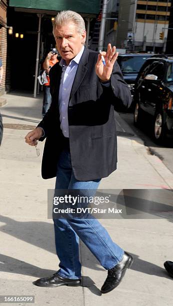 Actor Harrison Ford as seen on April 8, 2013 in New York City.