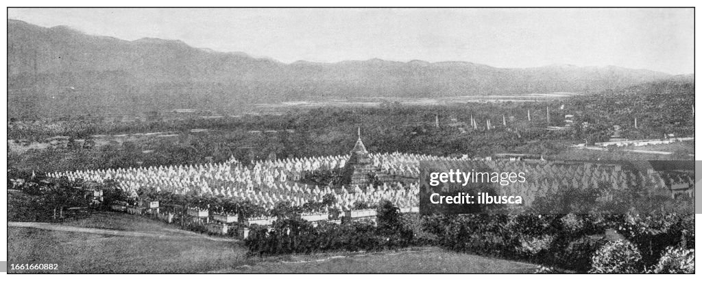 Antikes Bild aus britischer Zeitschrift: Mandalay
