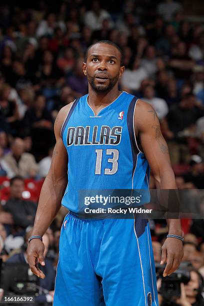 Mike James of the Dallas Mavericks in a game against the Sacramento Kings on April 5, 2013 at Sleep Train Arena in Sacramento, California. NOTE TO...