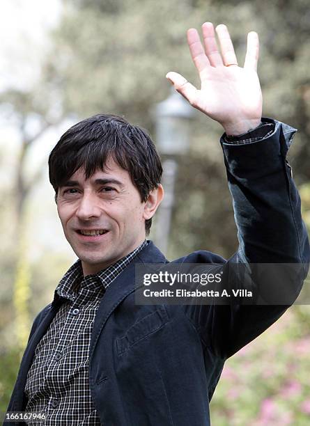 Director and actor Luigi Lo Cascio attends "La Citta Ideale" photocall at Casa del Cinema on April 9, 2013 in Rome, Italy.