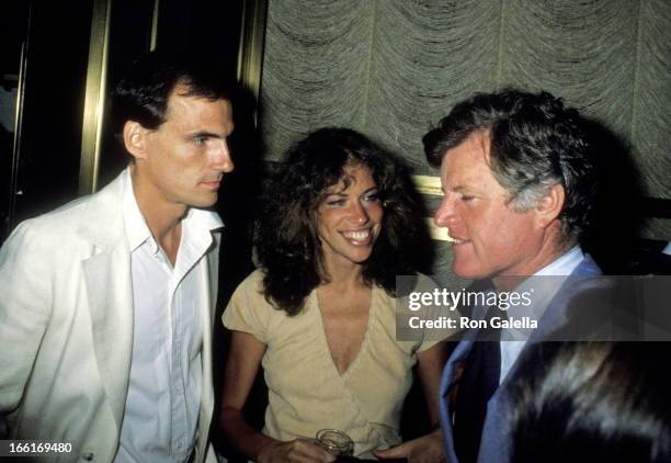 Musicians James Taylor and Carly Simon and Senator Ted Kennedy attend the Seventh Annual Robert F. Kennedy Pro-Celebrity Tennis Tournament Pre-Party...