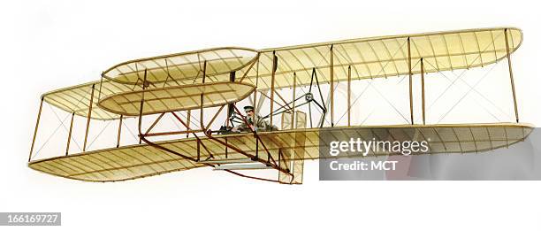 Lee Hulteng illustration of the Wright Flyer.