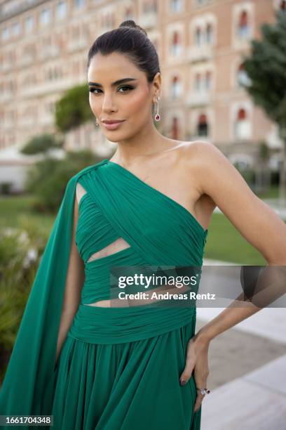 Ariadna Gutiérrez is seen arriving at the 80th Venice International Film Festival 2023 on September 5, 2023 in Venice, Italy.