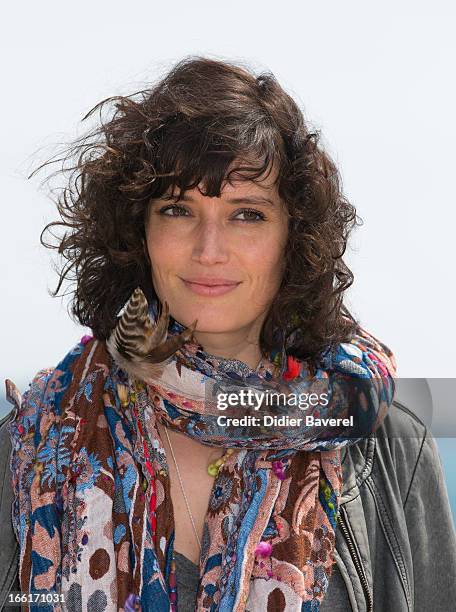 Actress Helene Seuzaret poses during a photocall for the TV Series 'No Limit' at MIP TV 2013 on April 9, 2013 in Cannes, France.