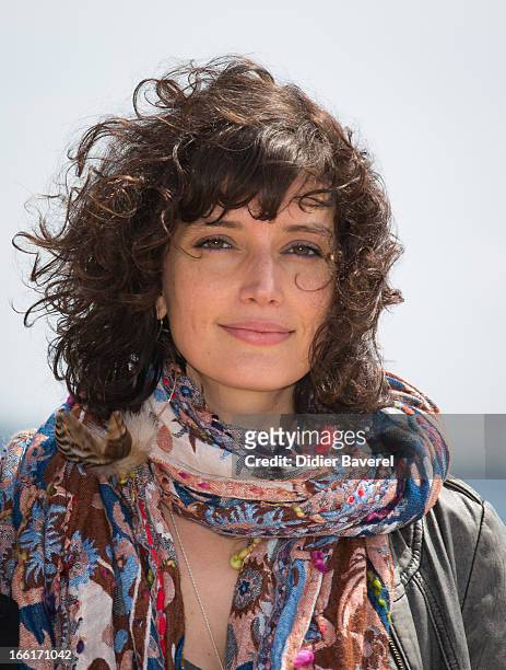 Actress Helene Seuzaret poses during a photocall for the TV Series 'No Limit' at MIP TV 2013 on April 9, 2013 in Cannes, France.
