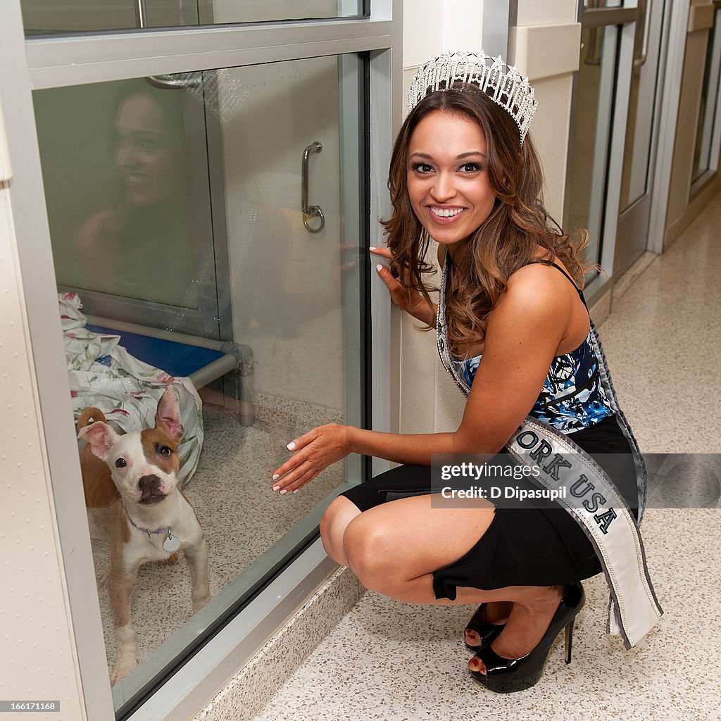 Miss New York USA Joanne Nosuchinsky bejewels the Kings & Queens of