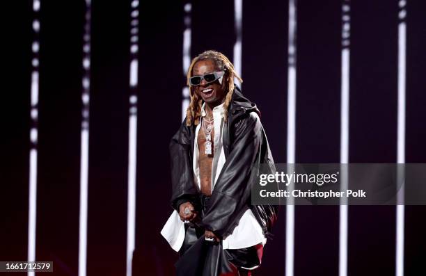 Lil Wayne at the 2023 MTV Video Music Awards held at Prudential Center on September 12, 2023 in Newark, New Jersey.