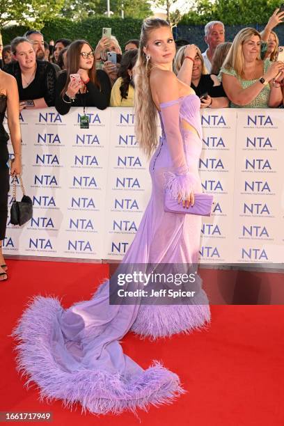 Tasha Ghouri attends the National Television Awards 2023 at The O2 Arena on September 05, 2023 in London, England.