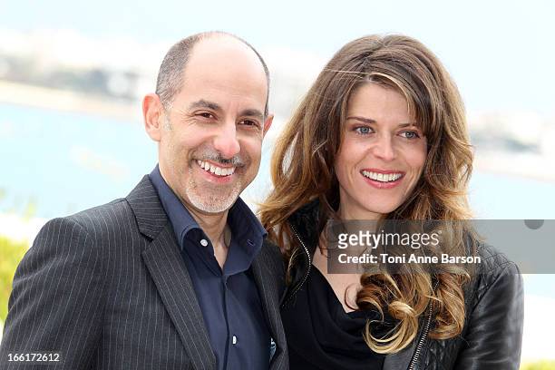 David S. Goyer attends photocall for the tv series'Da Vinci's Demons' at MIP TV 2013 on April 8, 2013 in Cannes, France.